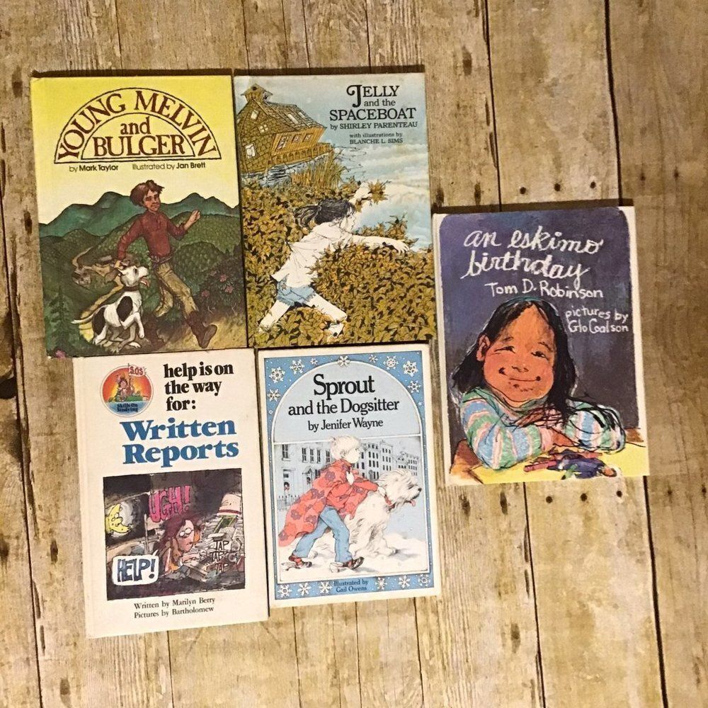 Vintage Weekly Reader Book Lot 70s 80s